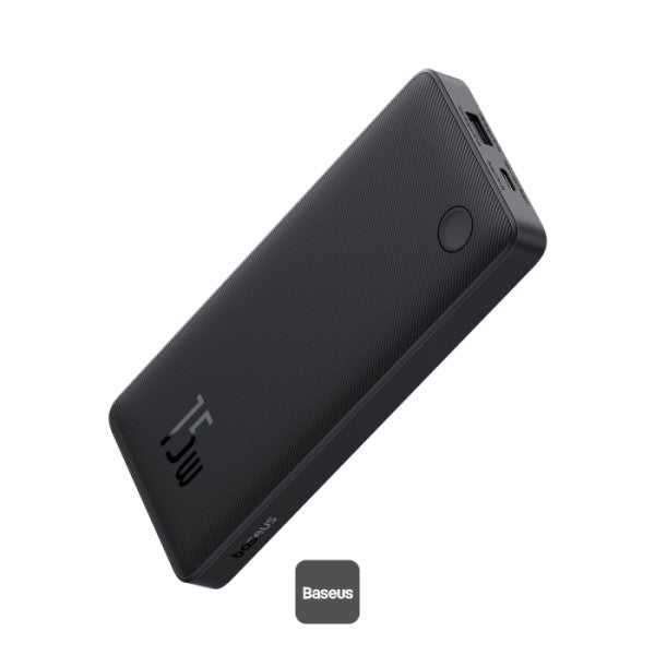 Baseus Airpow Lite 10000mAh Fast Charge Power Bank 15W With Type-C and USB-A Port - Black