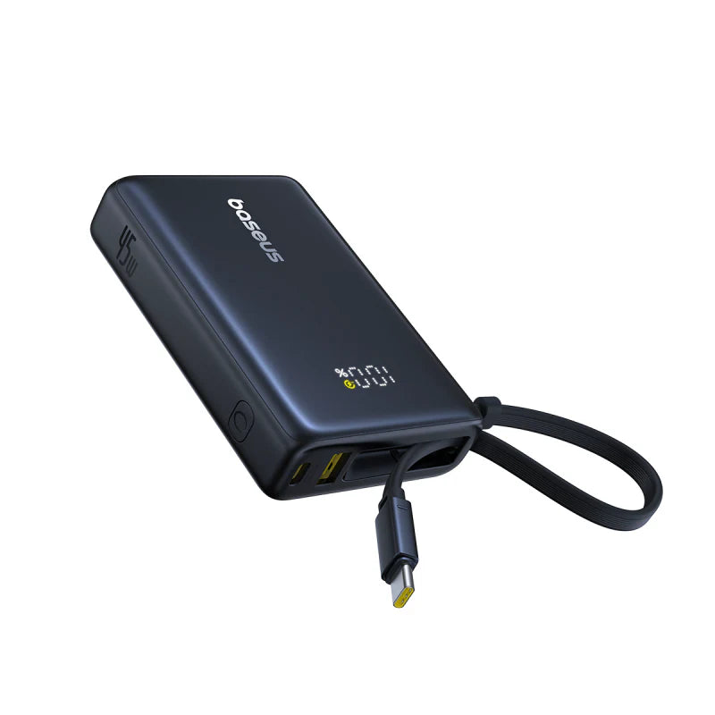 Baseus PicoGo Digital Display Power Bank 10000mAh 45W Black