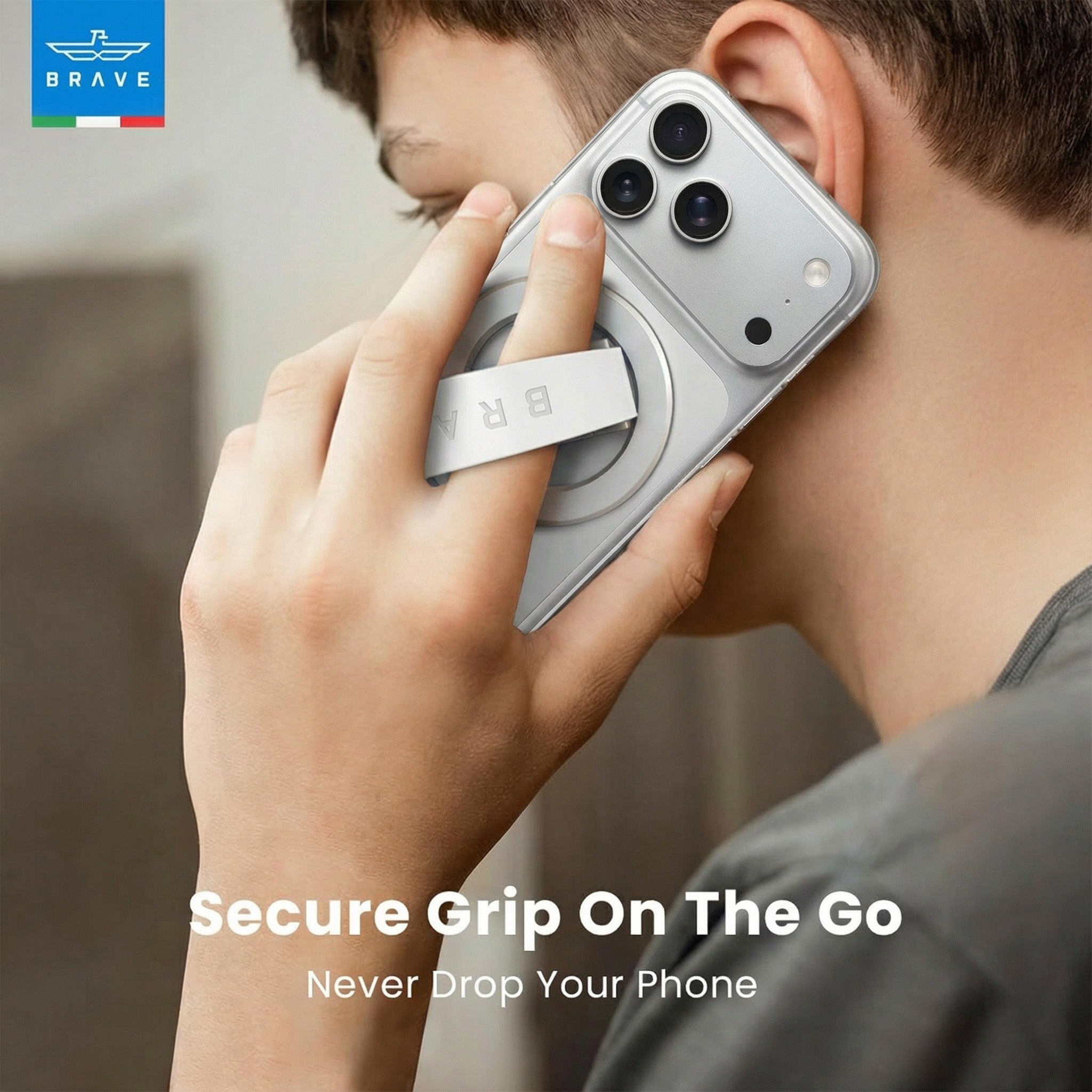 BRAVE Grip 3 in 1 Magnetic Grip And Kickstand - TECH STREET