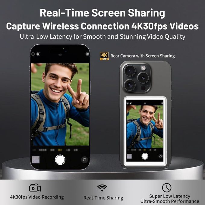 MAGNETIC MONITOR SELFIE SCREEN