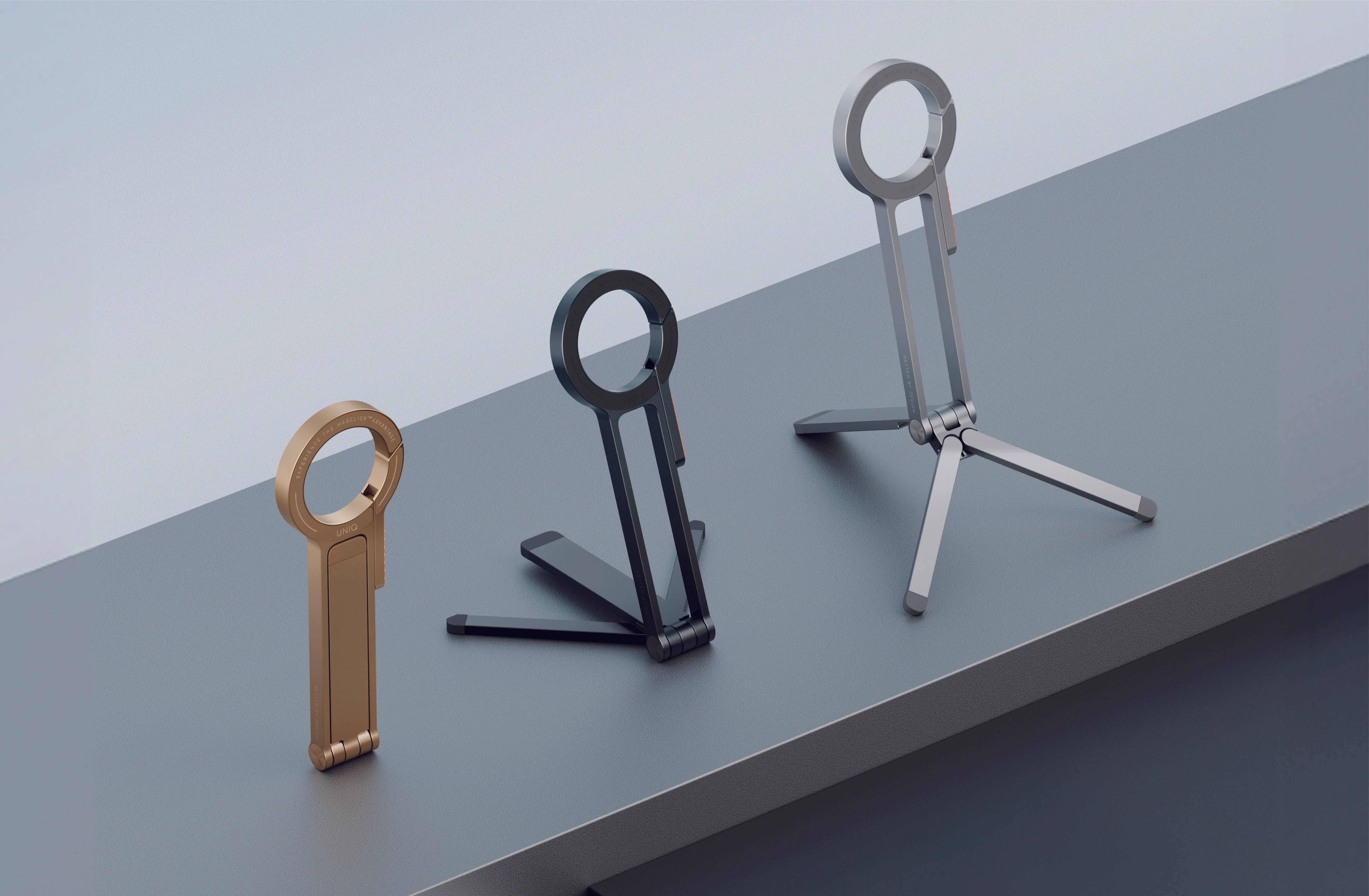 Uniq Arcus Aluminium Magnetic Carabiner Tripod - TECH STREET