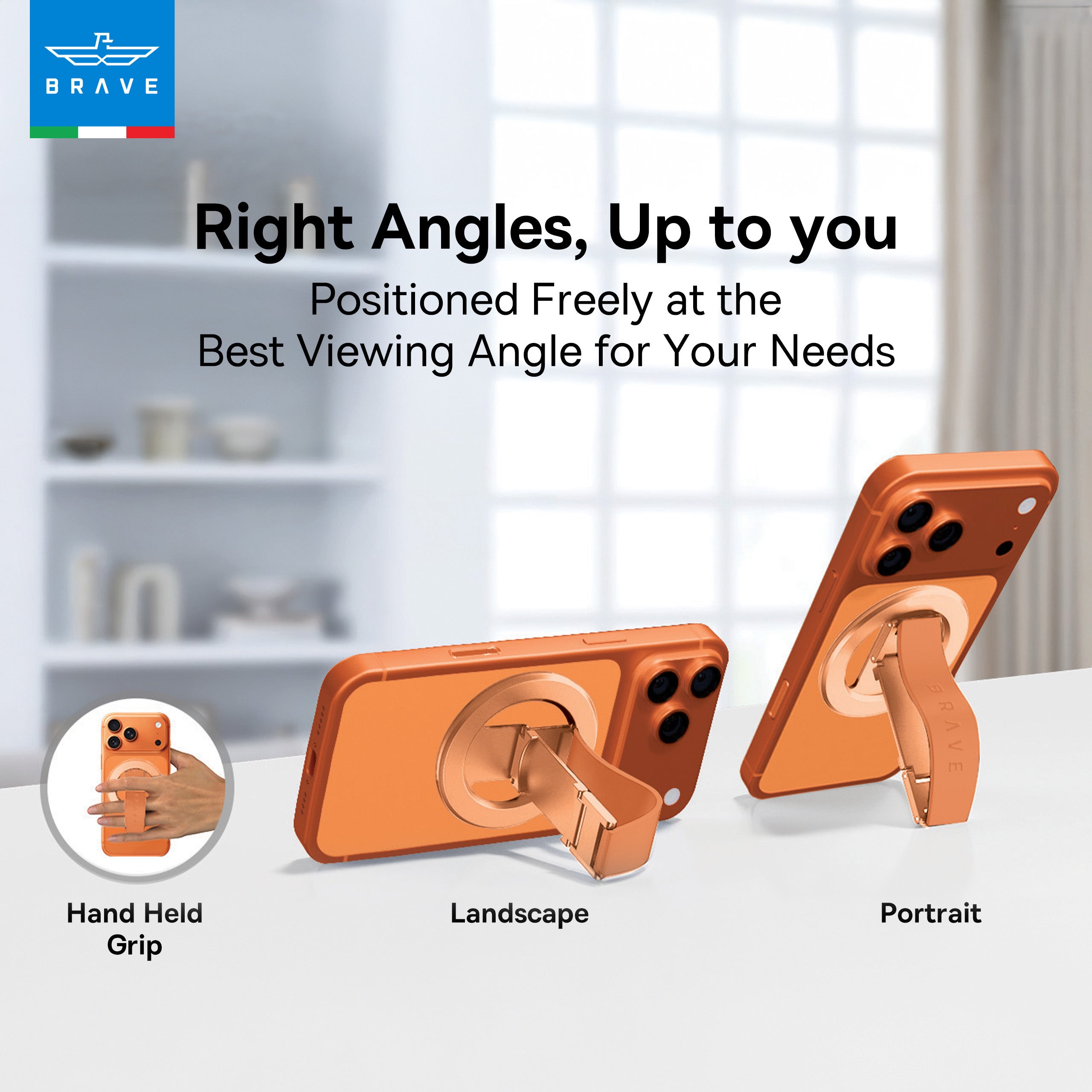 BRAVE Grip 3 in 1 Magnetic Grip And Kickstand - TECH STREET