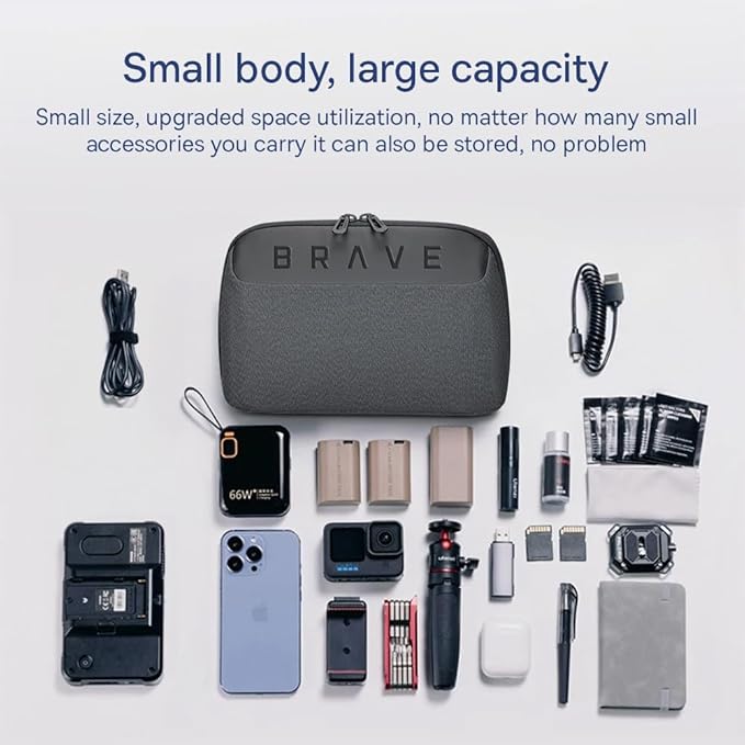 BRAVE TECH POUCH ORGANIZER PORTABLE GADGET STORAGE ORF TRAVEL