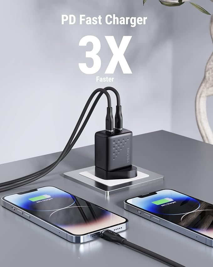 Voltme Revo 35 Duo Lite Wall Charger (35W) Black