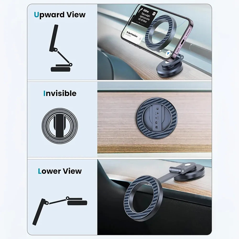 BRAVE MOUNT HIGH-GRADE N52H MAGNETIC MAGSAFE CAR MOUNT