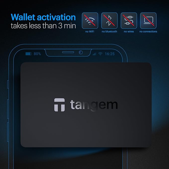 TANGEM CRYPTO HARDWARE WALLET 2.0 (PACK OF 3 CARDS)