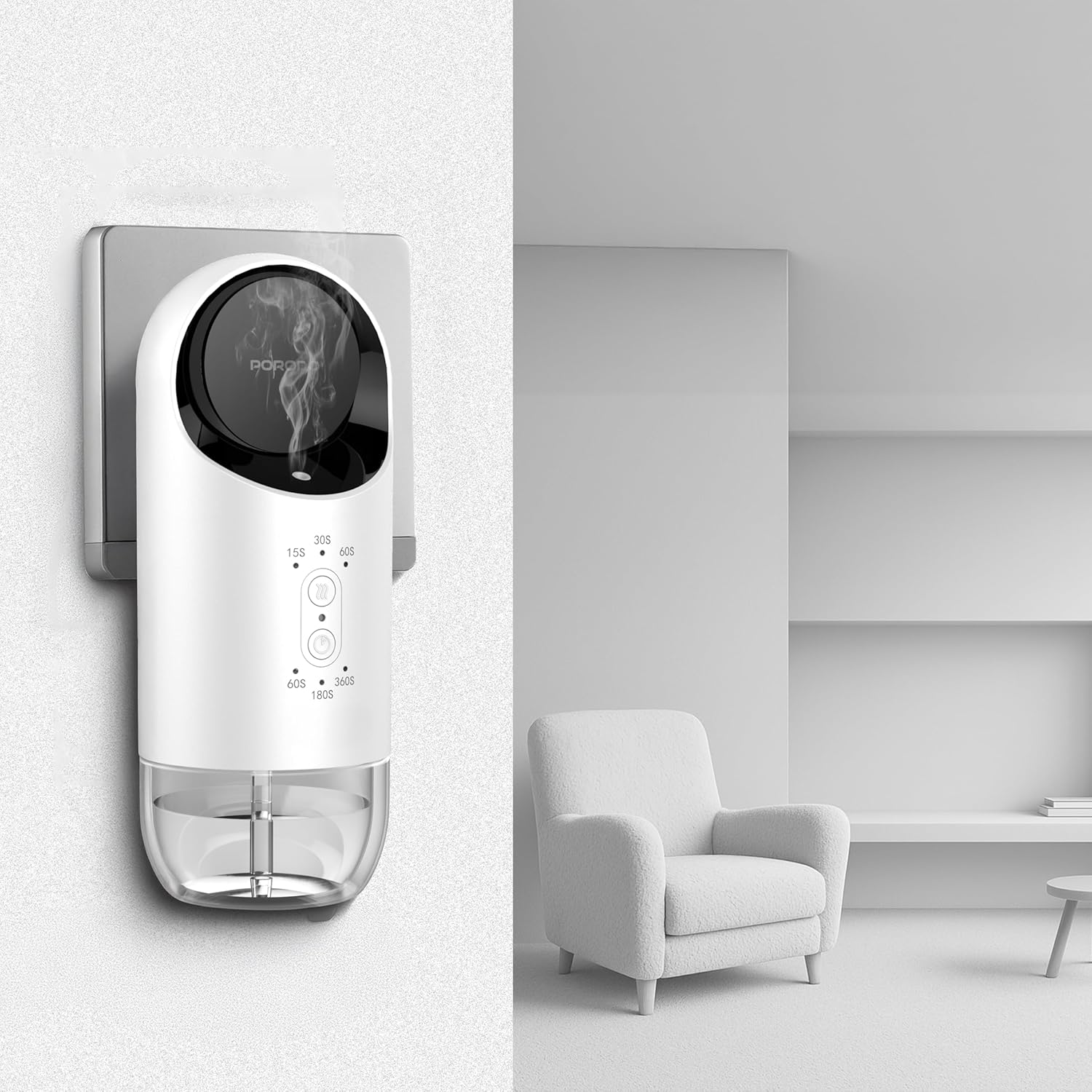 Porodo Lifestyle Wall Plug-In Essential Oil Diffuser - TECH STREET