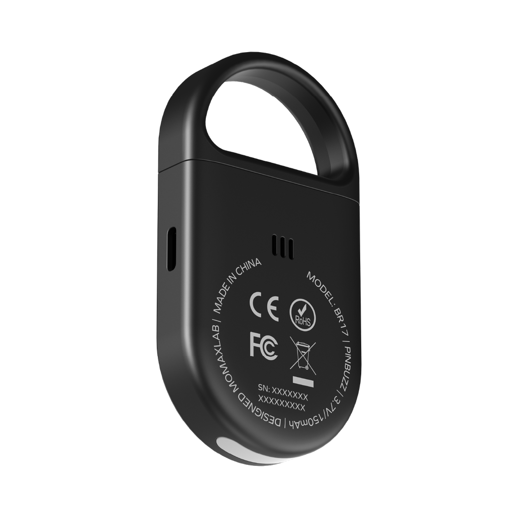 MOMAX - PinBuzz Rechargeable Personal Alarm With Find My Locator