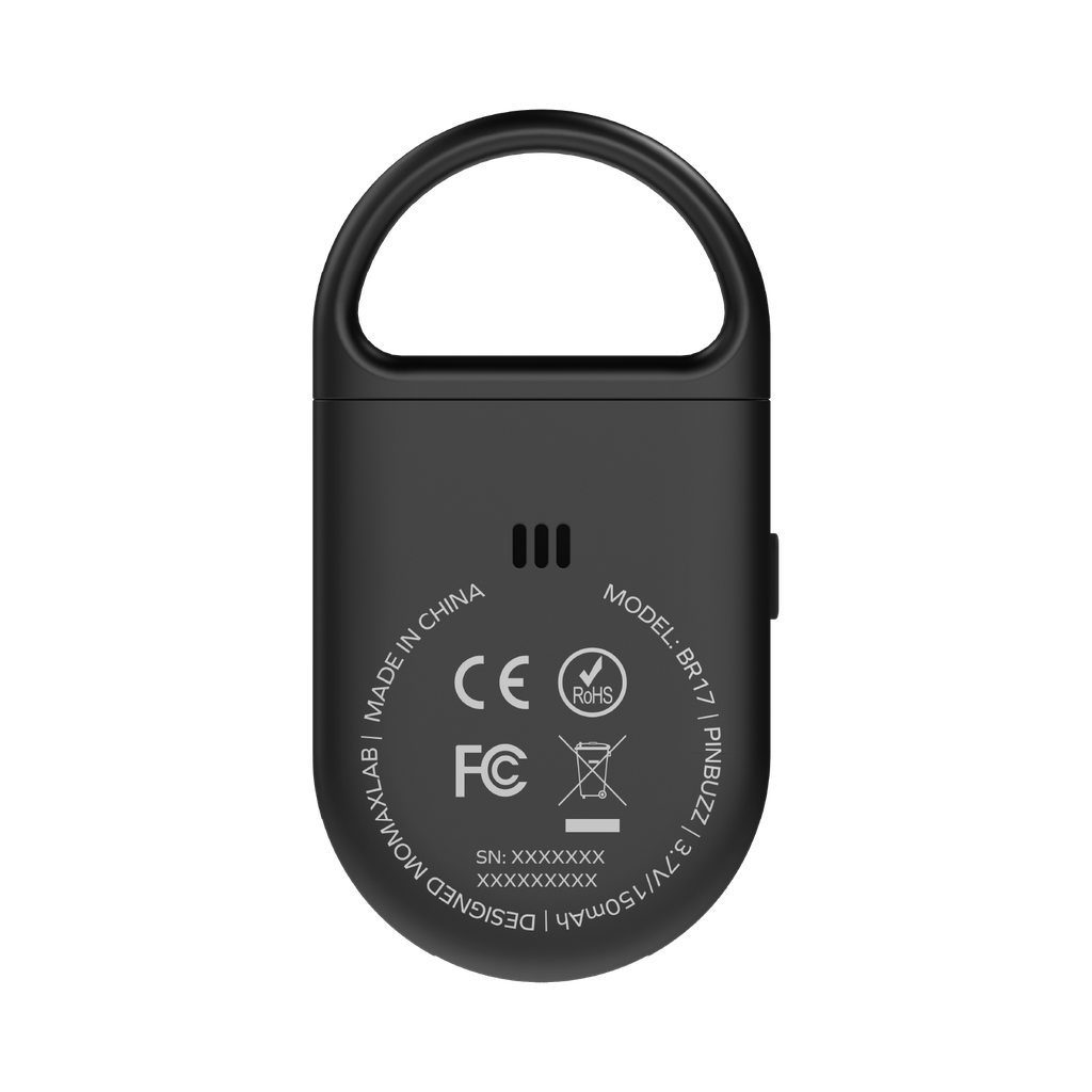 MOMAX - PinBuzz Rechargeable Personal Alarm With Find My Locator