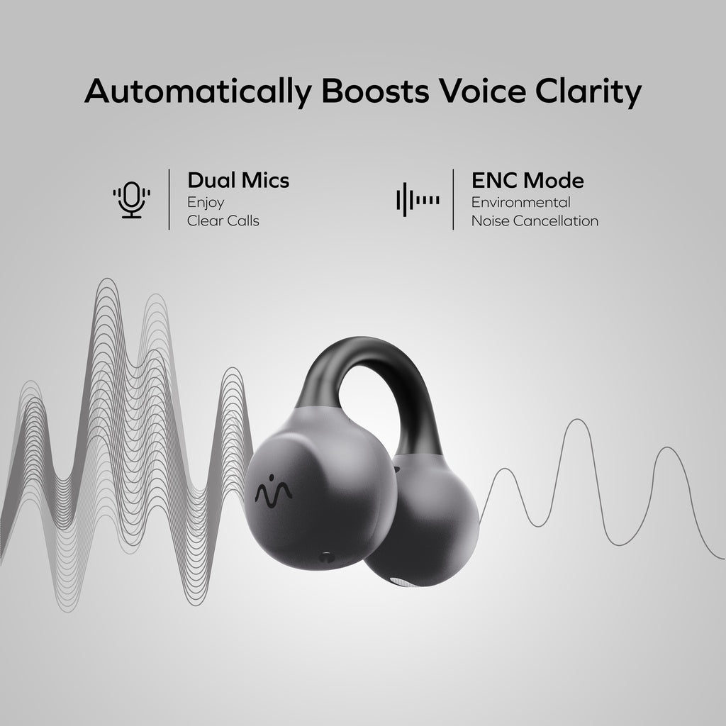 MOMAX 1-VIBE CLIP M.IN.D TRUE WIRELESS ENC INTELLIGENT CLIP ON EARBUDS - TECH STREET