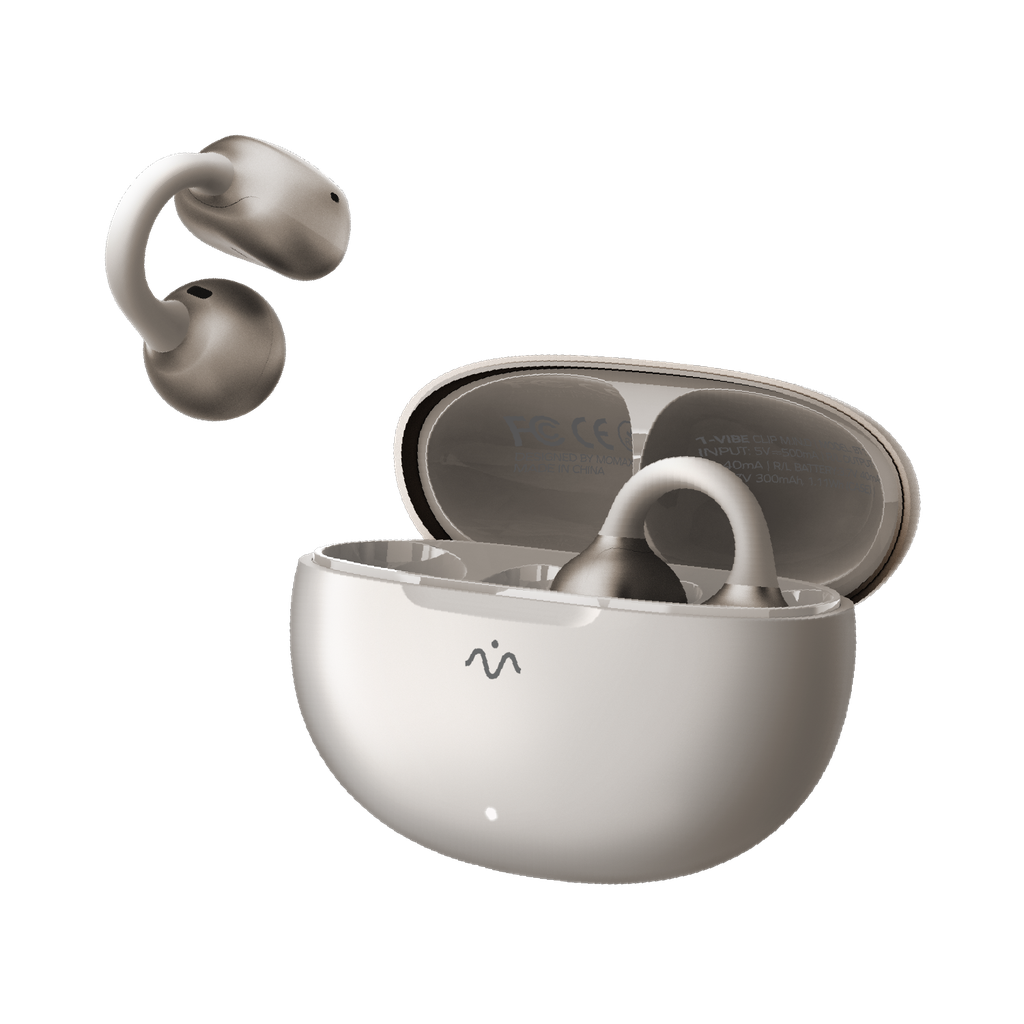 MOMAX 1-VIBE CLIP M.IN.D TRUE WIRELESS ENC INTELLIGENT CLIP ON EARBUDS - TECH STREET