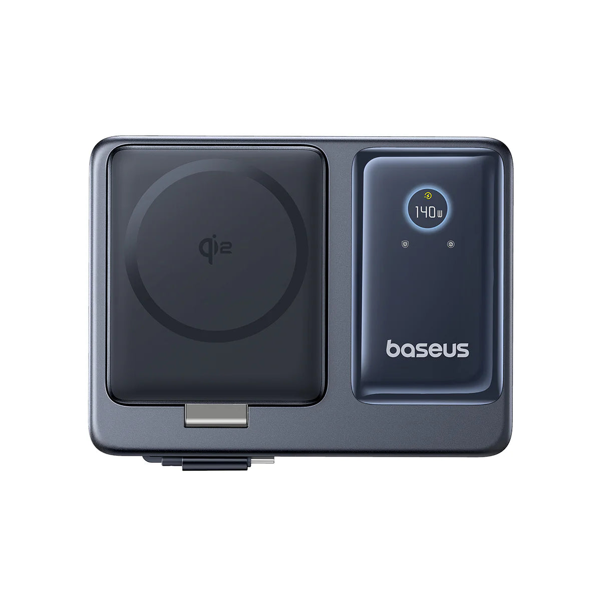 OS-Baseus Nomos 5-in-1 Desktop charger 3C+U 140W QI2 Wireless