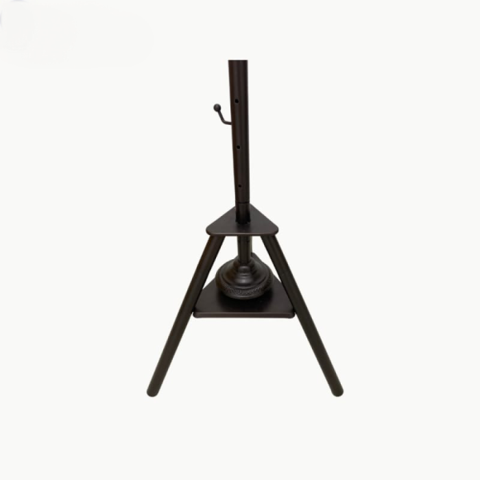 Vertical clothes steamer and stand for steaming clothes, black color, 175 cm