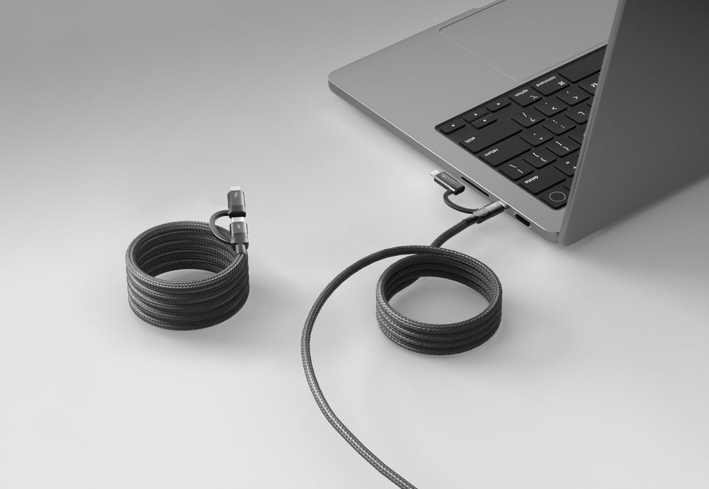 MOMAX MAG LINK USB-C TO C & LIGHTNING MAGNETIC CABLE 1M