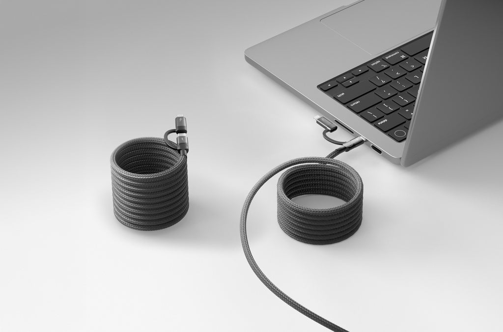 MOMAX MAG LINK USB-C TO C & LIGHTNING MAGNETIC CABLE 2M