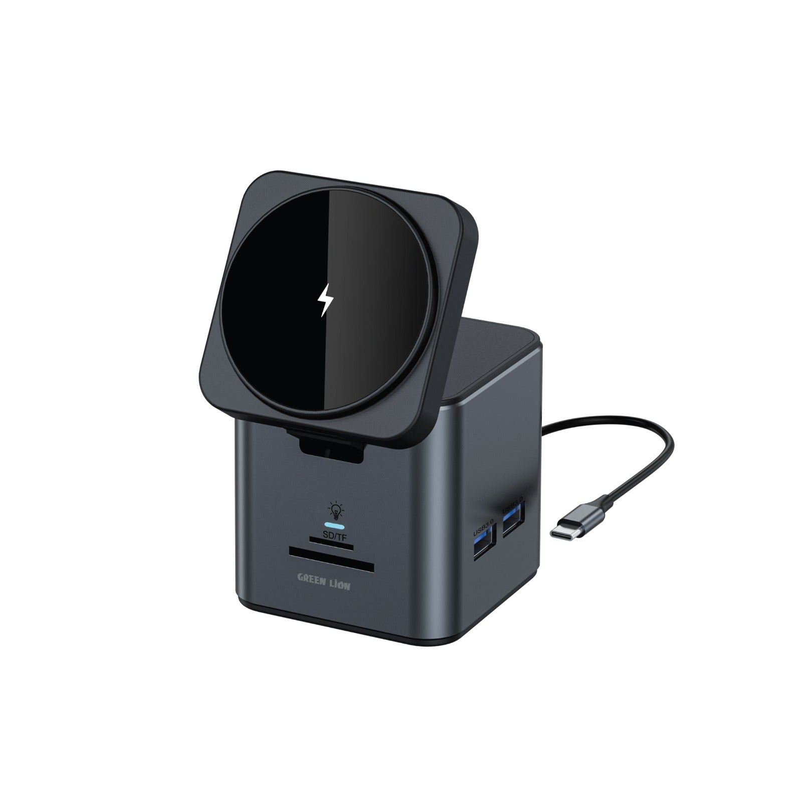 Green Lion 9 IN 1 HUB Docking Station - Black