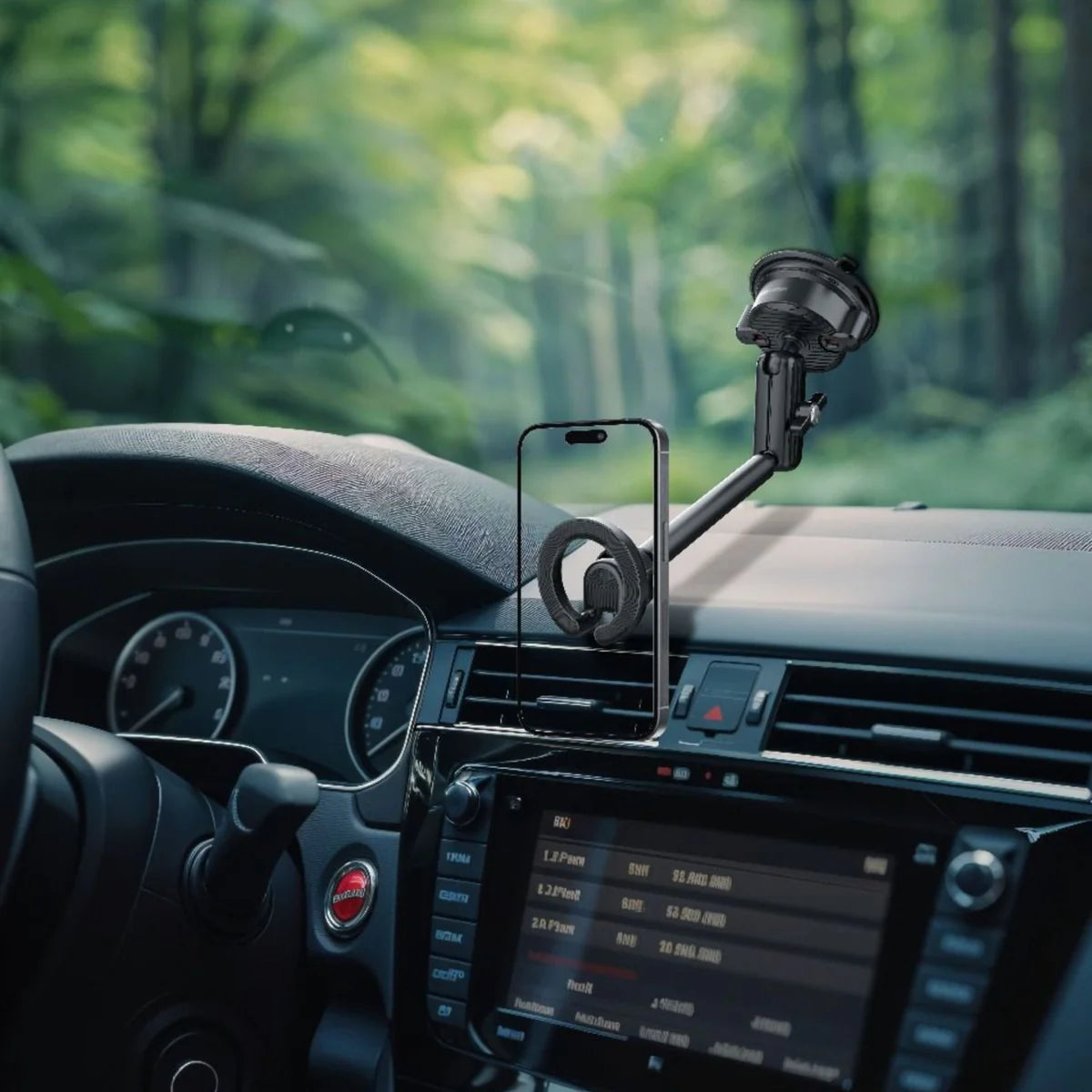 Green Lion - GX-39 Suction Phone Holder - Black