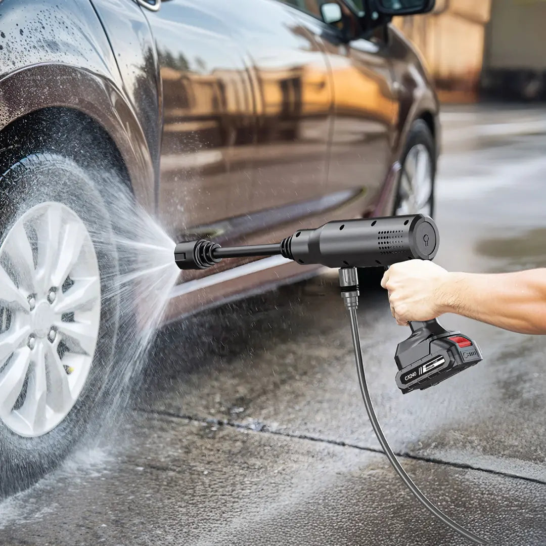 Green Lion - CX240 Cordless Pressure Wash Gun - Black