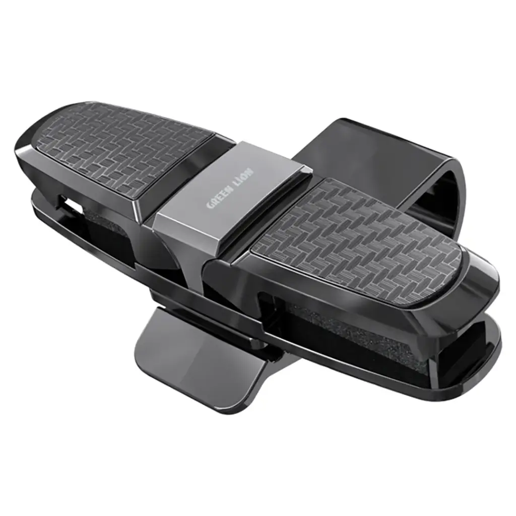 Green Lion Visor Guard Car Sunglasses Holder