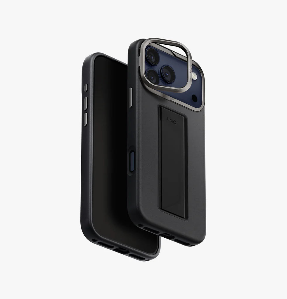 UNIQ - IPhone 17 Pro Max Heldro Pro FlexGrip™ Leatherette Case