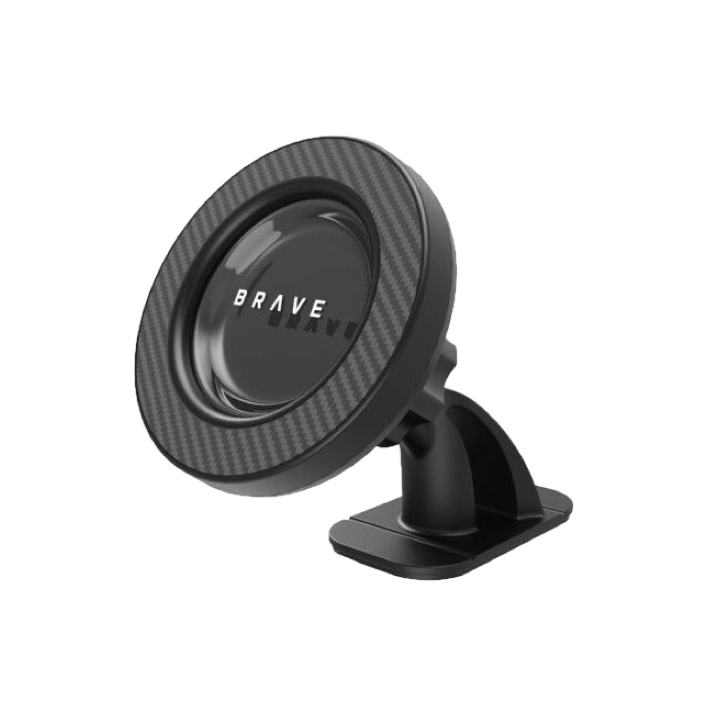 BRAVE 2-in-1 Magnetic Car Phone Holder, MagSafe Compatible Dashboard & Air Vent Mount, 360° Rotation, Strong N52 Magnet