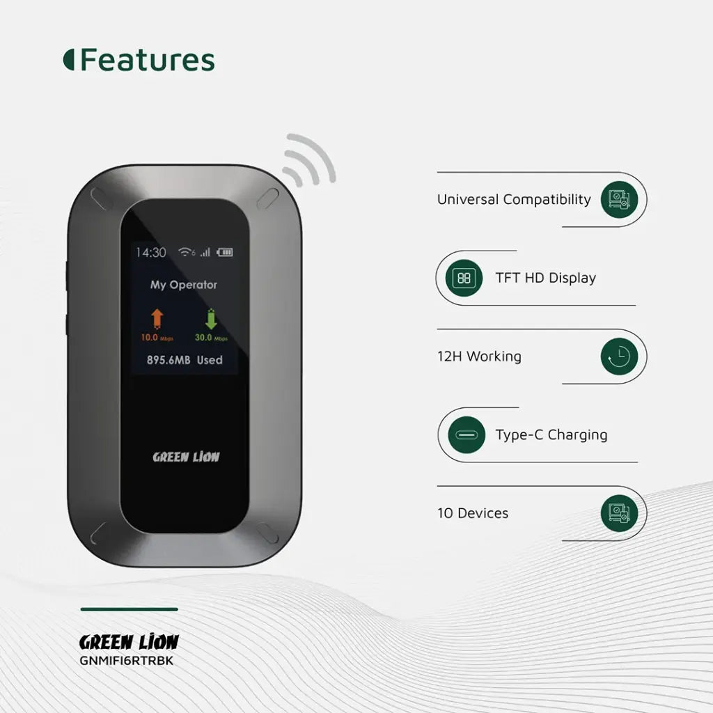 Green Lion - Portable Mifi Router
