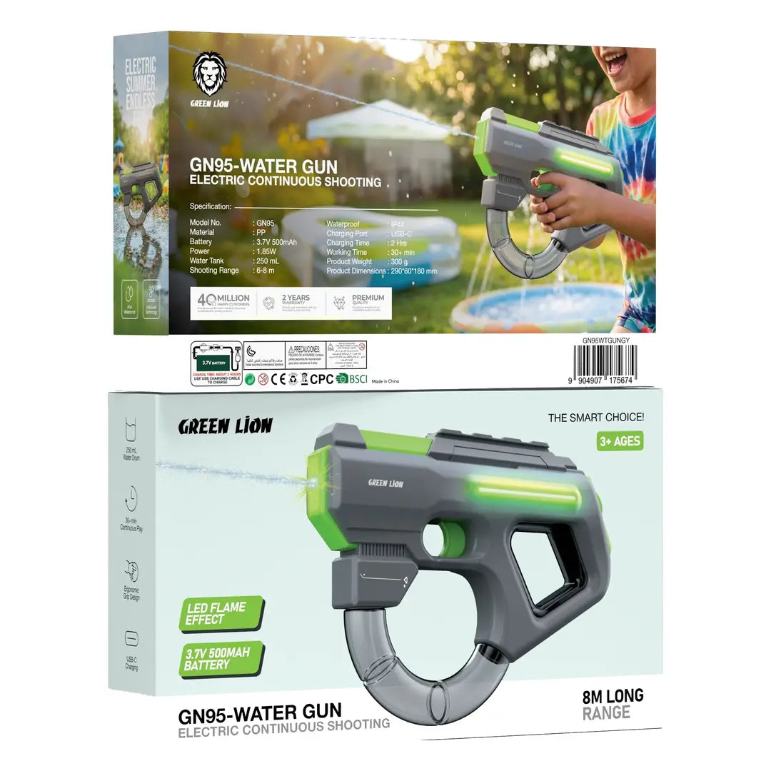 Green Lion GN95-Water Gun with Electric Continuous Shooting
