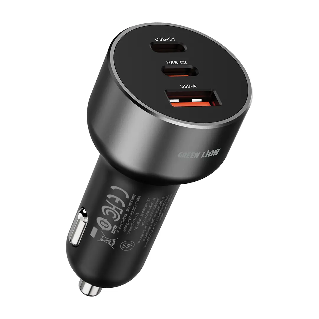 Green Lion Trio Volt Car Charger 128W