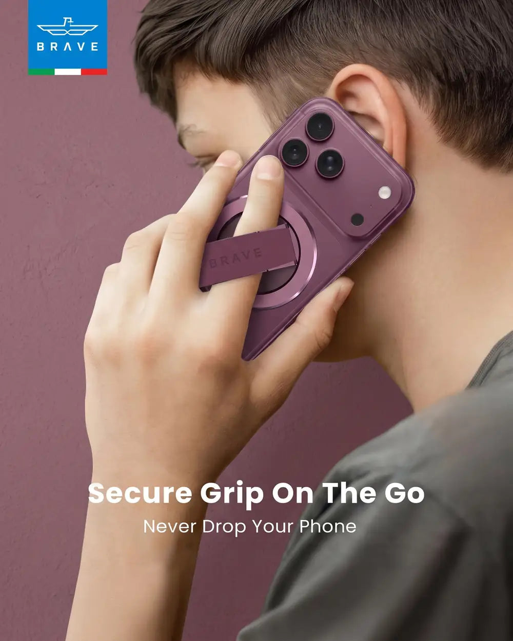 BRAVE Grip 3 in 1 Magnetic Grip And Kickstand - TECH STREET