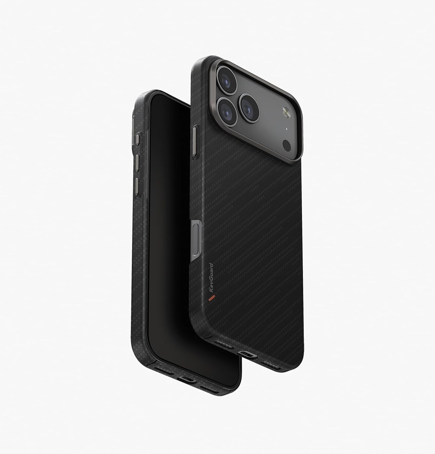 UNIQ KEVA Edge iPhone 17 Pro Max Ultra-Slim Minimalist Kevlar Solid Case