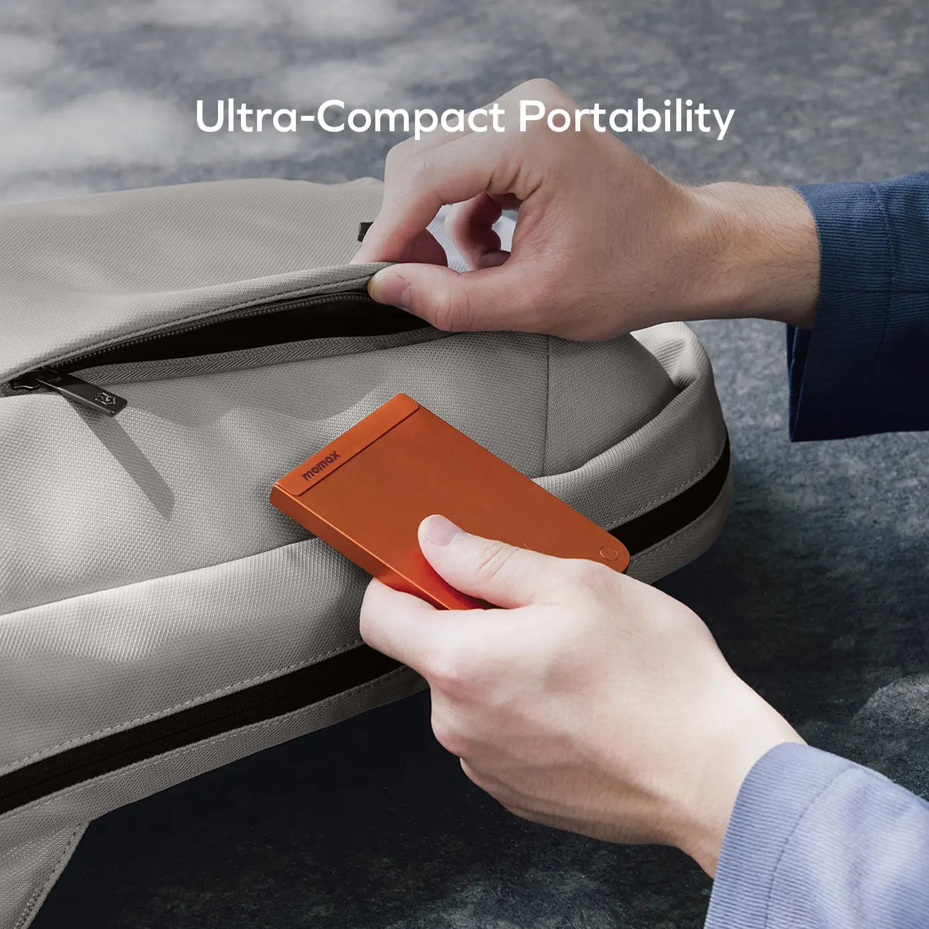 MOMAX 1-Power S.Pass 5000mAh Qi2 Magnetic Wireless Battery Pack