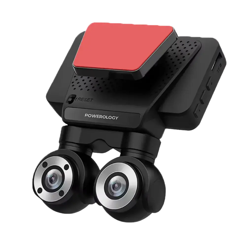 Powerology - Dual Lens Dash Camera