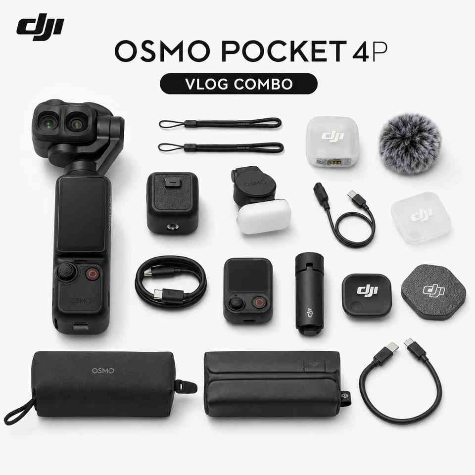 DJI Osmo Pocket 4P Vlog Combo Portable 4K Camera