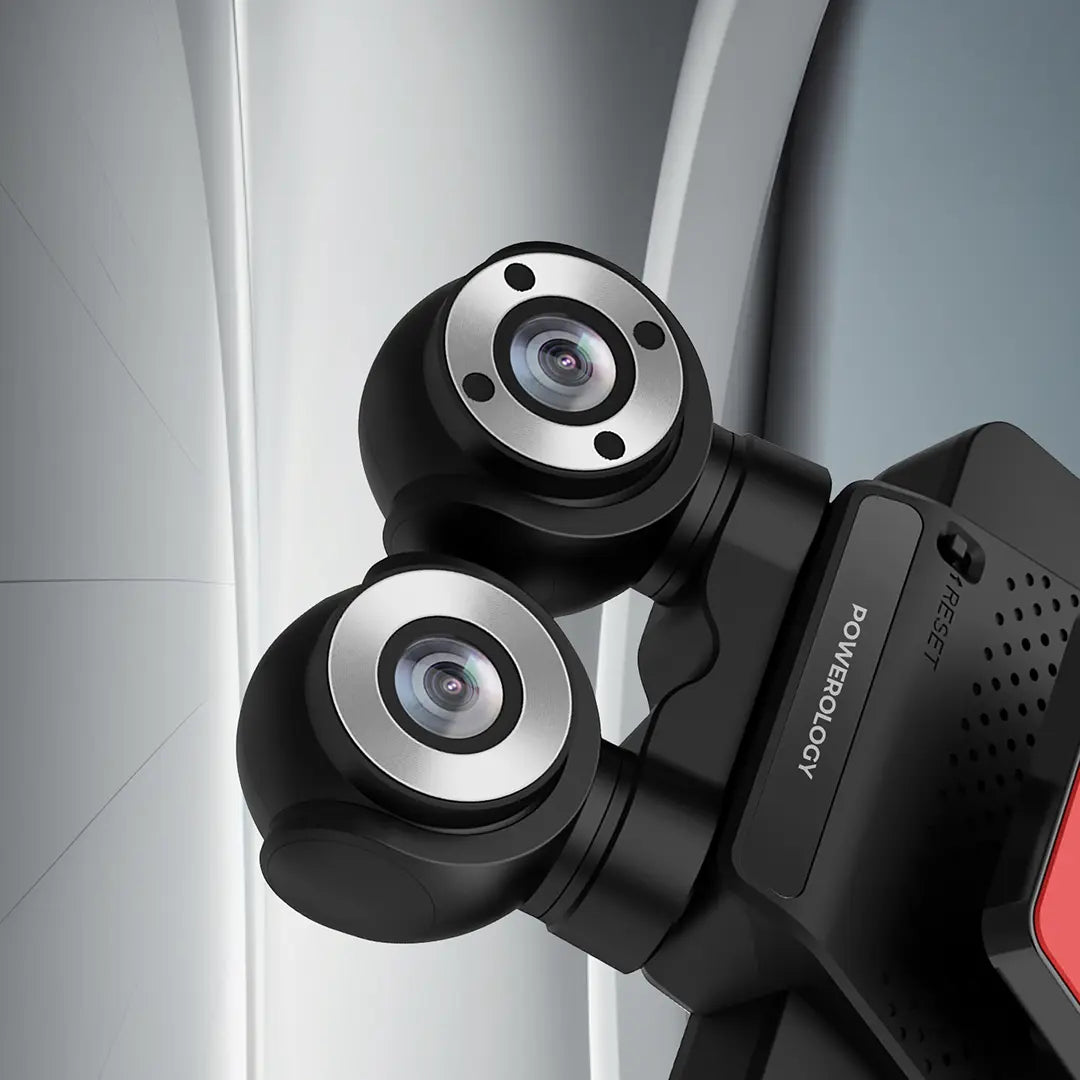 Powerology - Dual Lens Dash Camera