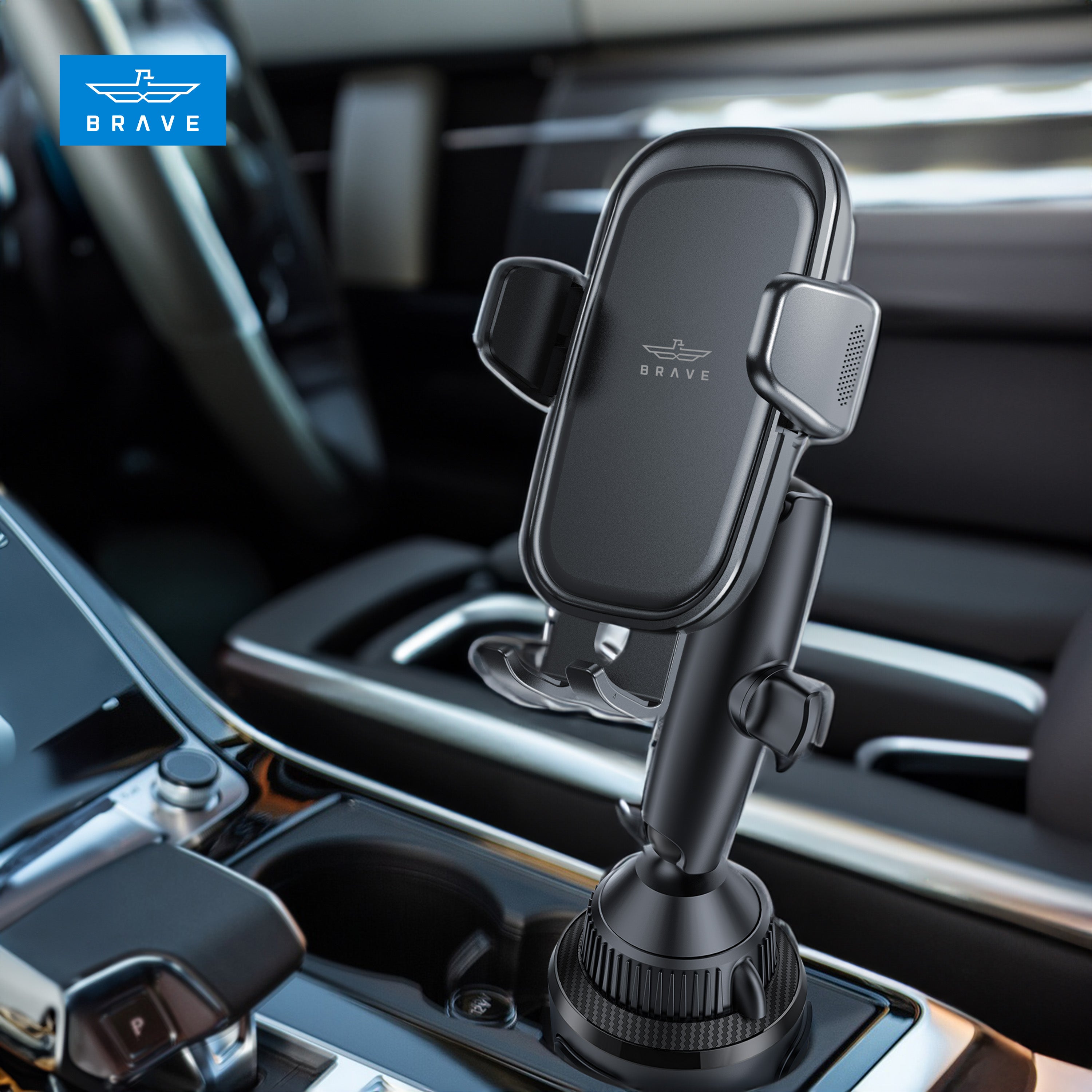 BRAVE - Car Cup Phone Holder - TECH STREET