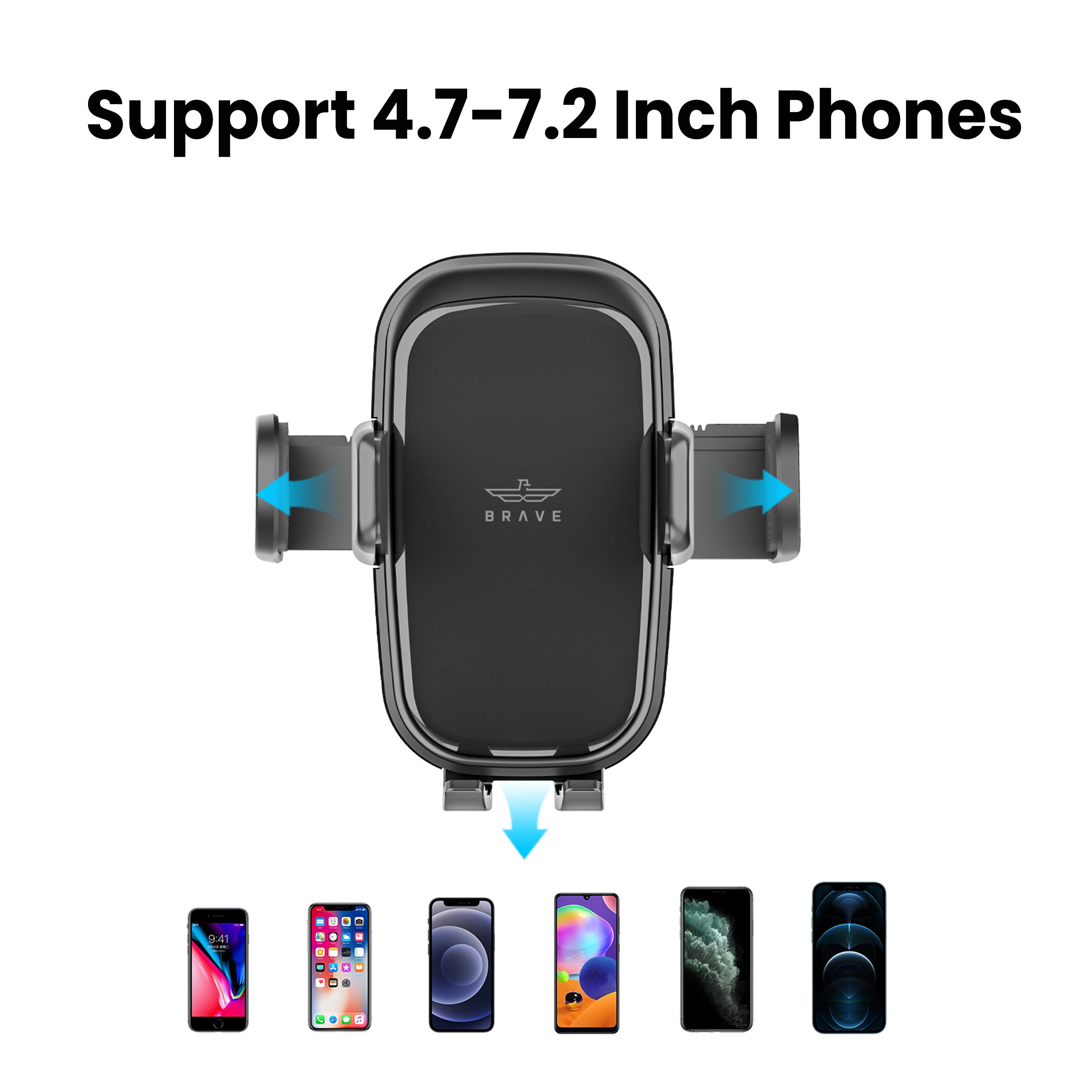 BRAVE - Car Cup Phone Holder - TECH STREET