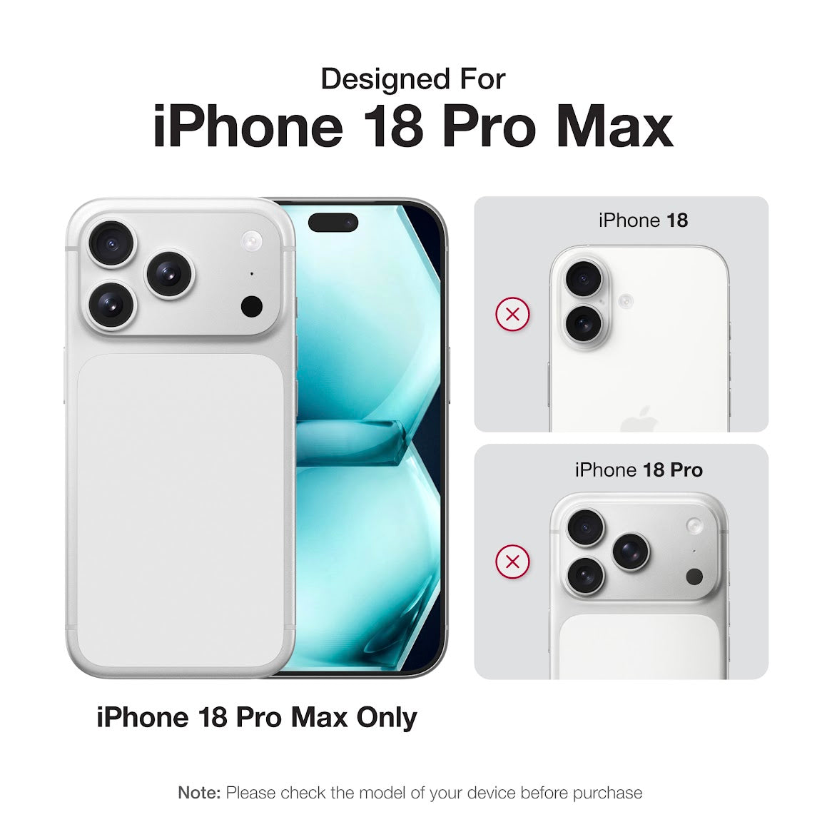 AMAZINGthing - Minimal LensGuard Case For IPhone 18 Pro Max