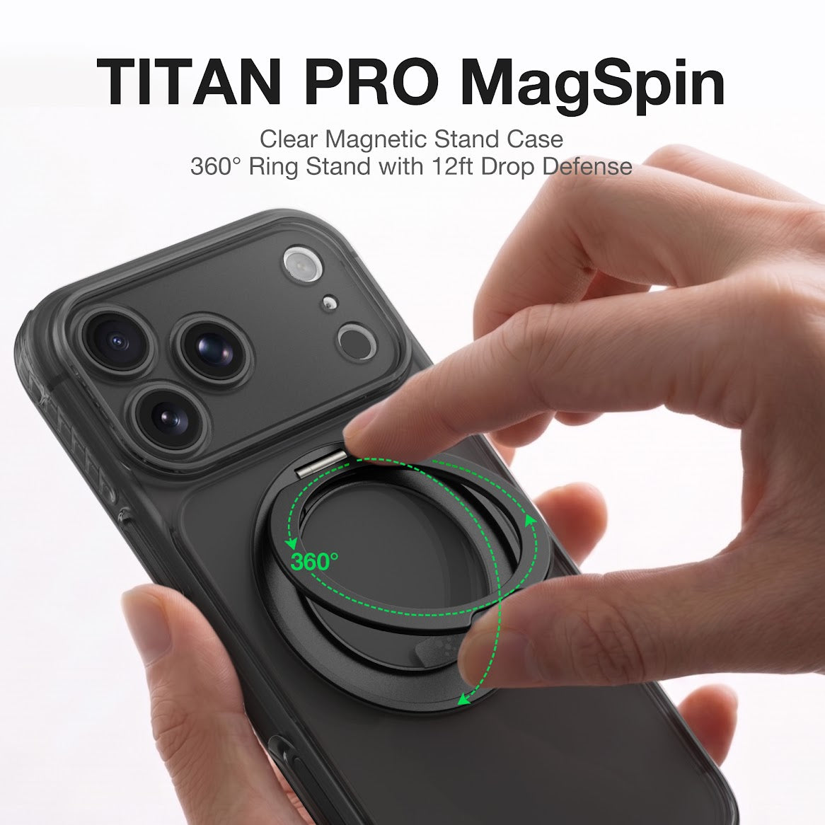 AMAZINGthing - Titan Pro MagSpin Case For IPhone 18 Pro Max