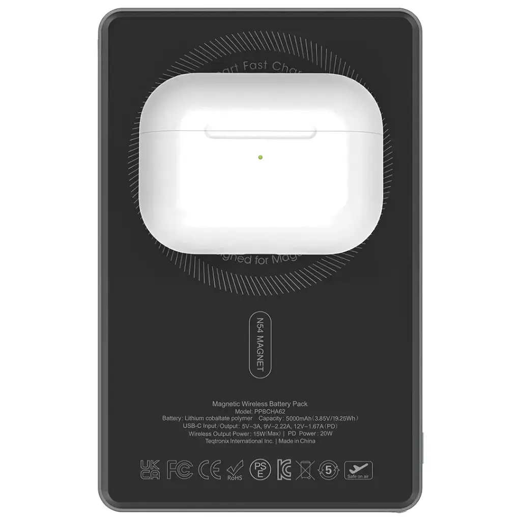 Powerology MagVolt 5000mAh Magnetic Power Bank