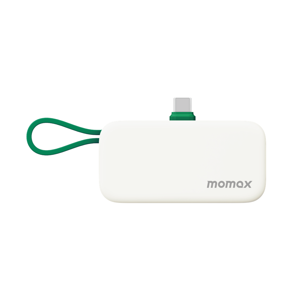 MOMAX 1-POWER MINI 5000mAh 3IN1 POWER BANK WITH USB-C PLUG