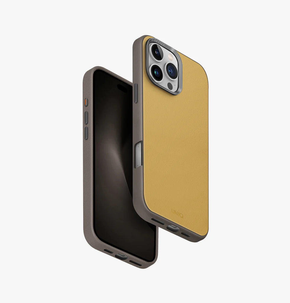 UNIQ - iPhone 16 Pro Max Lyden DS Dual-Tone Premium Leatherette Case