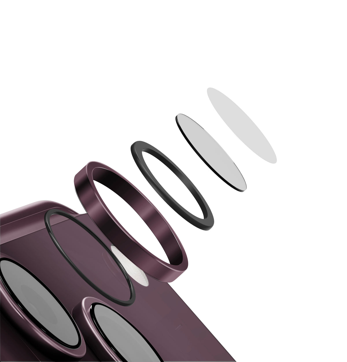 UNIQ OPTIX AluGuard DX2 Camera Lens Protector for iPhone 18 Pro / 18 Pro Max