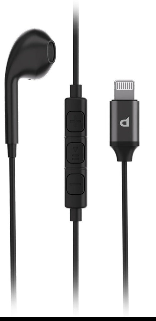 Powerology Single Earphone with MFi Lightning Connector