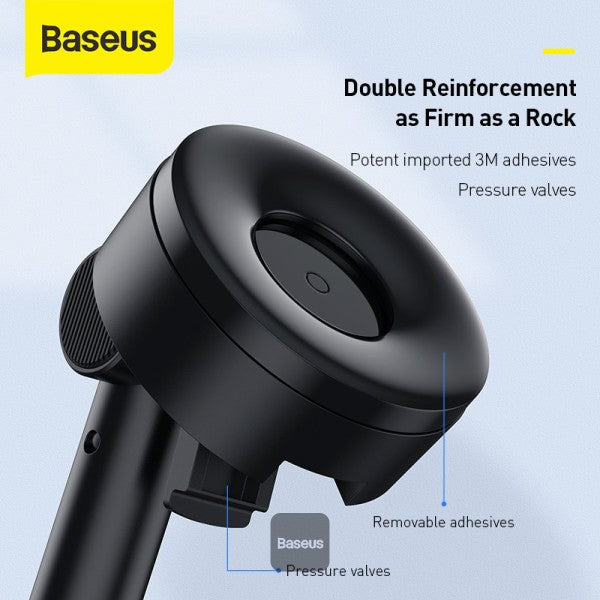 Baseus Simplism Telescopic Gravity Car Holder for The Windshield Black