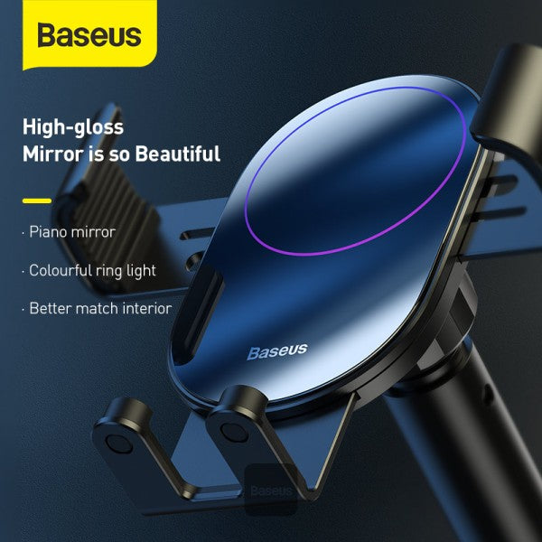 Baseus Simplism Telescopic Gravity Car Holder for The Windshield Black