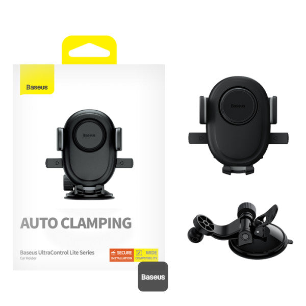 Baseus UltraControl Lite Series 2 in 1 Car Phone Holder | Auto Clamping Universal Car Phone Mount