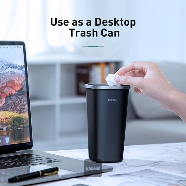 Baseus Automotive Garbage Can Mini Trash Bin Rubbish Bin Portable Car Trash Can