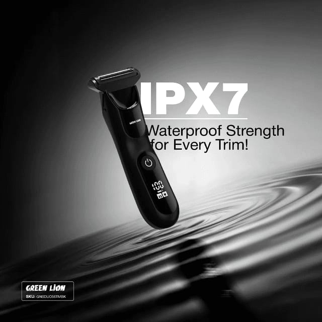 Green Lion Sensitive Duo - Hair Trimmer & Shaver - Black