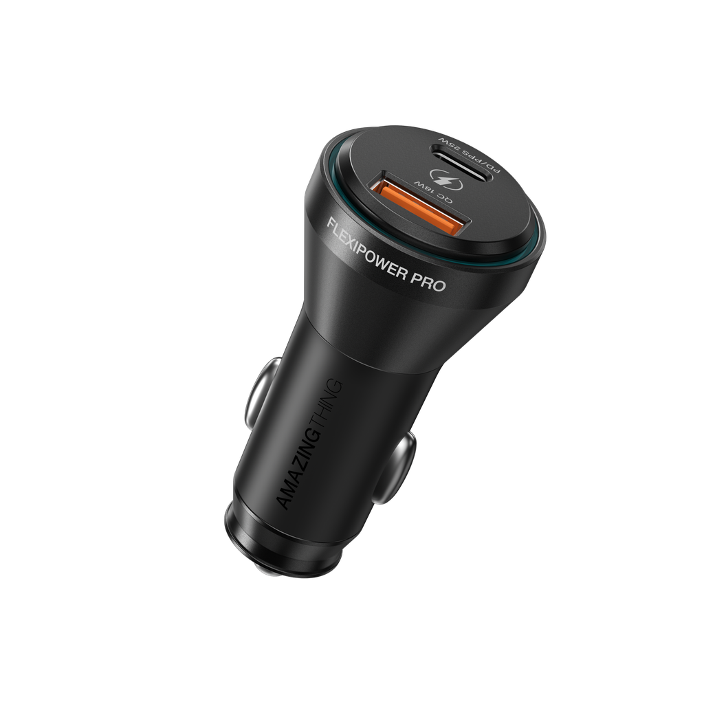 AMAZINGthing FLEXIPOWER PRO PD43W 2 PORT CAR CHARGER