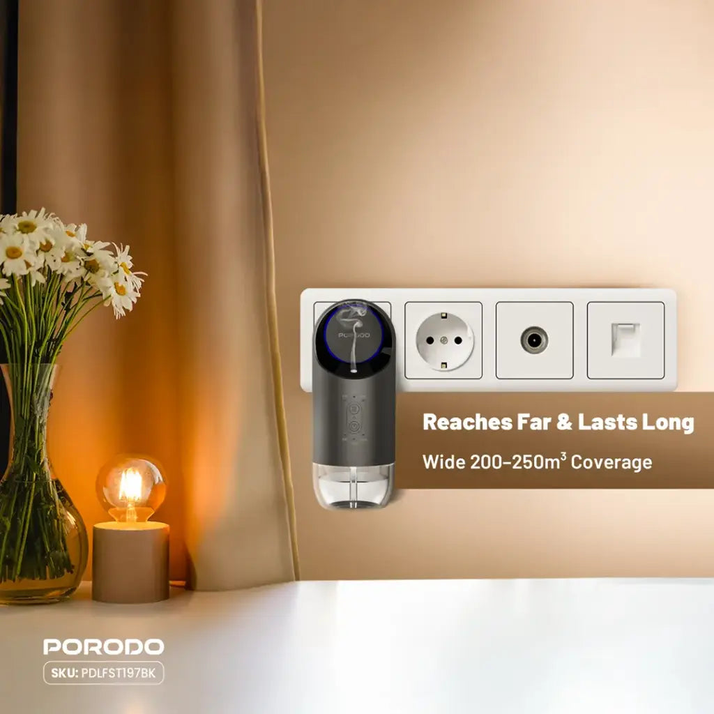 Porodo Lifestyle Wall Plug-In Essential Oil Diffuser